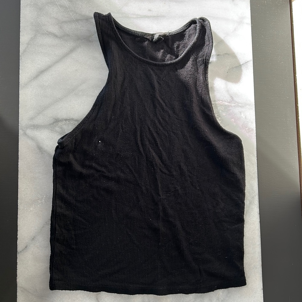 Black sm tank top